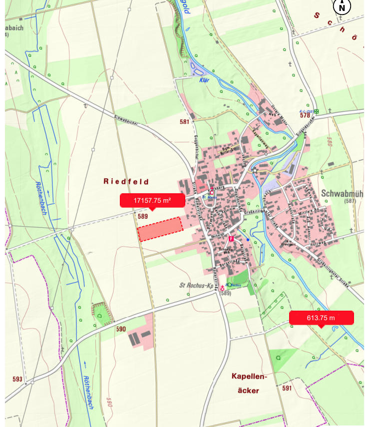 Potenzielles Bauland (Ackerfläche), 86853 Langerringen / Schwabmühlhausen, Grundstück