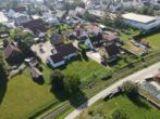 Traumhaftes Baugrundstück in Ortsrandlage in Fischach! Fertig erschlossen mit Bebauungsplan! - Luftbild Grundstück