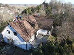 Renovierungsbedürftiges Ein- bis Zweifamilienhaus in idyllischer Sackgasse (Hanglage) in Schwabegg - Außenansicht