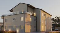 Hausansicht - " Schon 90 % abverkauft " KFW 40 Neubau Penthouse Wohnung in Schwabmünchen